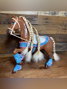 Mattel Barbie Dream Horse 1983 Star Stepper Brown Vintage Toy